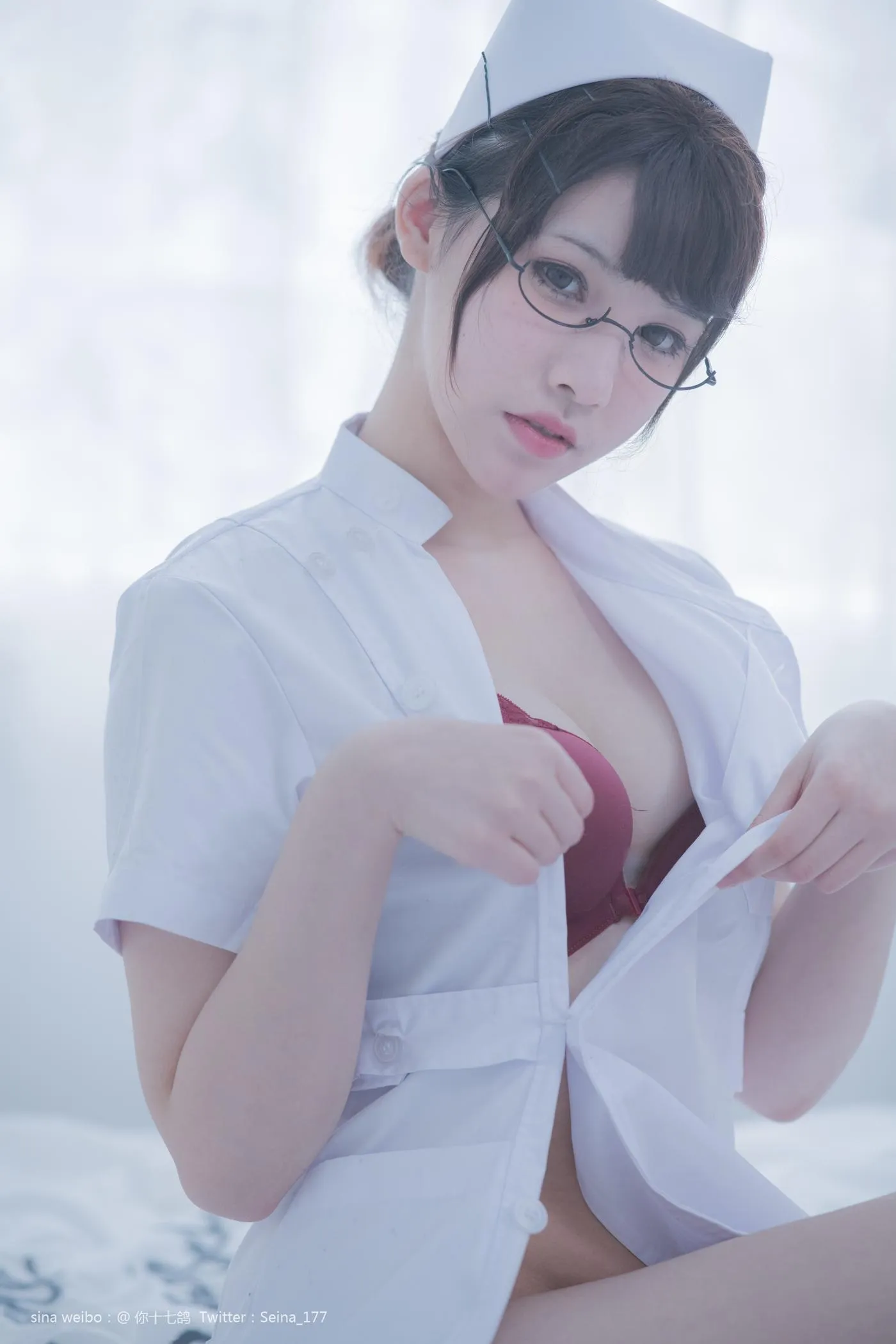 你十七鸽 – NO.03 白色护士-白色护士成片 [51P]插图4